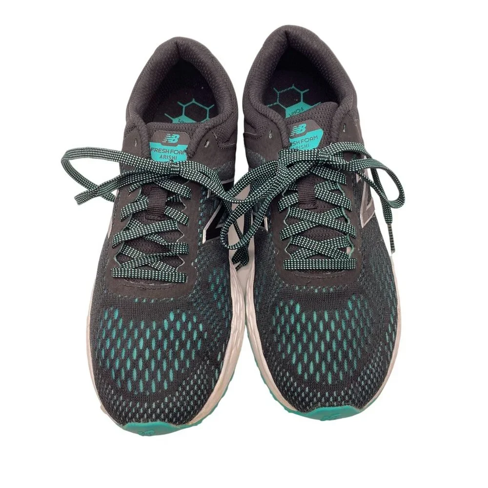 New Balance Fresh Foam ARISHI 2 Women’s Size 8.5 tennis running shoes Black/Teal